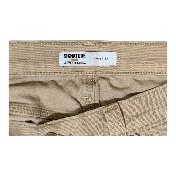 Men’s Levi’s Signature Tan Carpenter Pants Sz 36” - 32” - Picture 6 of 7